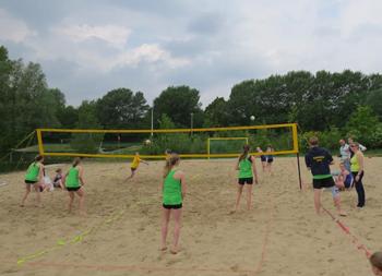 Spelersfoto beachteam Foto startdag